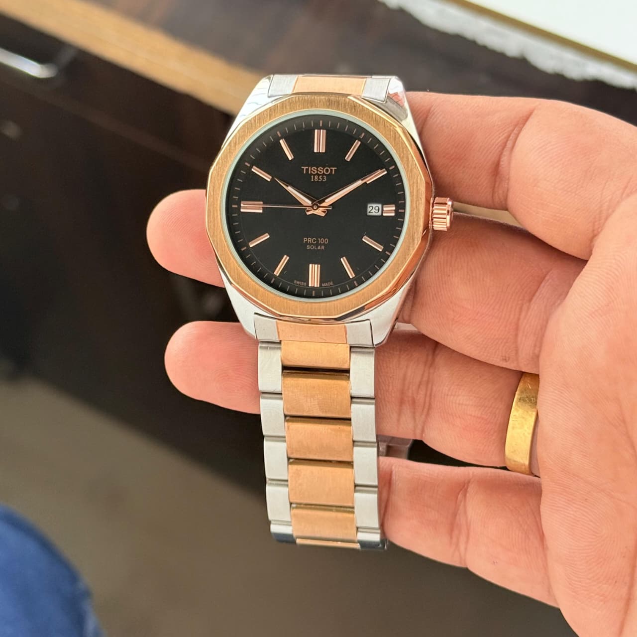 Tissot PRC100 Solar Japanese Automatic Back Open Machinery 40mm